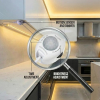 Bewegungsmelder Maclean Infrarot, 120° Erfassung, 10 m Reichweite, für LED-Streifen bis 60 W