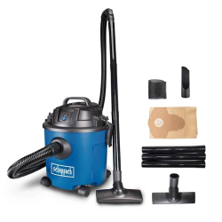 Scheppach NTS16 - Trocken- und Nasssauger, 1200 W, 16 Liter, 17000 Pa, mit Blasfunktion und Filterset