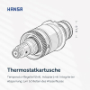 HANSA Thermostatkartusche mit Absperrung und Schmutzfilter aus Messing G 1/2
