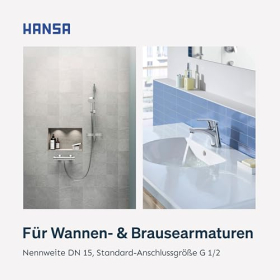 HANSA Thermostatkartusche mit Absperrung und Schmutzfilter aus Messing G 1/2