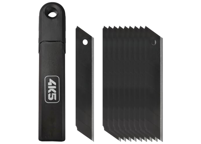 10 SK2 replacement blades for utility knives – 25 mm, carbon coating 10 SK2 replacement blades for utility knives – 25 mm, carbon coating