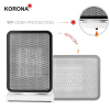 Korona 60001 Miniventilador eléctrico, 4 niveles, 1500W