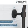 Schütte 60076 Lluvia Grande - Duschset mit Thermostat und Sicherheitsblockierung 38°C