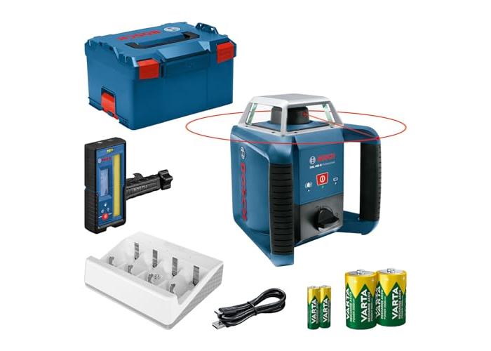 Bosch GRL 400 H Rotationslaser – Reichweite 400m, Ein-Knopf-Bedienung Bosch GRL 400 H Rotationslaser – Reichweite 400m, Ein-Knopf-Bedienung