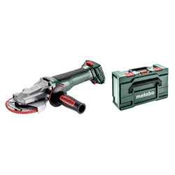 Metabo WVBF 18 LT BL 11-125 Akku-Winkelschleifer mit Flachkopf & MetaBOX