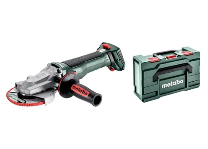 Metabo WVBF 18 LT BL 11-125 Cordless Angle Grinder with Flat Head & MetaBOX Metabo WVBF 18 LT BL 11-125 Cordless Angle Grinder with Flat Head & MetaBOX