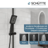 SCHÜTTE TRENTO Duschsystem mit Thermostat und Regenkopf