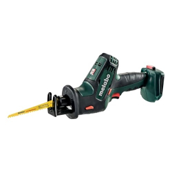 Akku-Säbelsäge SSE 18 LTX Metabo mit MetaLoc Koffer, Schnellaufnahme und LED