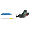 Metabo SSE 18 LTX cordless reciprocating saw with MetaLoc case, quick-release chuck and LED