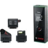Bosch Zamo Set, Laser-Entfernungsmesser, 20m, 3 Adapter, Premium-Box