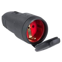 Conector de protección AS Schwabe IP44, acoplamiento de goma
