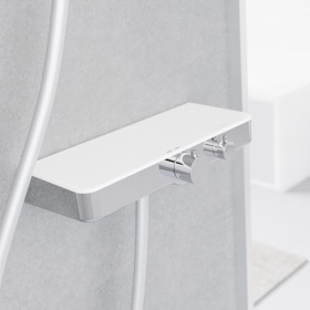 SCHÜTTE 60535 Ocean - Shower thermostat with overheating protection and glass shelf 