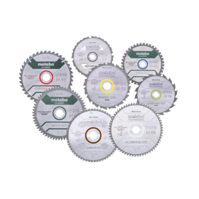 Metabo 628223000 - Hoja de sierra HW/CT 254 mm, 80 dientes, inclinación de 5°