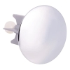 Large sink plug in chrome