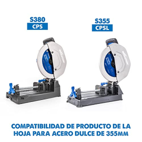 Evolution M355TCT-66CS Metallsägeblatt – 355mm, Hartmetallspitze