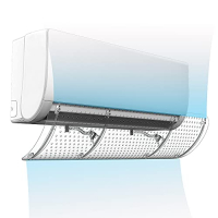 Windabweiser für Klimaanlage, transparent