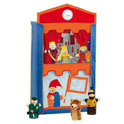 Kasperle-Theater. Puppentheater mit. 6 Marionettenpuppen