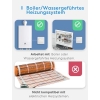 Meross Smart Thermostats Boiler WiFi Heating Thermostat Room Thermostat WiFi Thermostat Heating & Cooling Smart Wall Thermostat for Siri & Google Voice Misalignment, Remote Control
