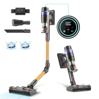 PRETTYCARE Cordless Vacuum Cleaner 45KPA, 560W, Cordless, LED Display, 60 Min Auto Mode