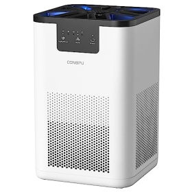 CONOPU air purifier for allergy sufferers with aromatherapy function, 3-stage filtration – an ideal solution for the home