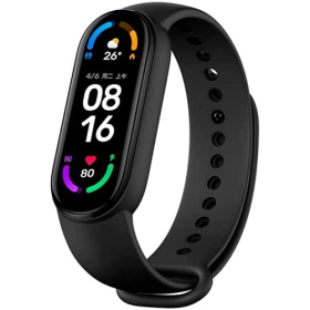 Pulsera inteligente Xiaomi Mi Smart Band 6 - Pantalla de 1,56", Prueba de oxígeno en sangre, 30 modos deportivos, Seguimiento de actividad, Monitorización de frecuencia cardíaca, Resistente al agua hasta 50 m, Bluetooth