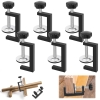 TNOMSNO set of 5 table clamps, clamping range 15-57 mm