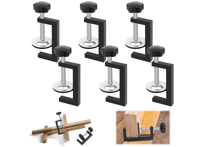 TNOMSNO set of 5 table clamps, clamping range 15-57 mm TNOMSNO set of 5 table clamps, clamping range 15-57 mm