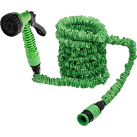 BGS Flexible Garden Hose 3–10 m, Textile, Green