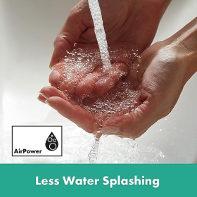 Mezclador de lavabo Hansgrohe Logis, 70 mm, con tirador, ahorro de agua
