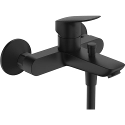 hansgrohe Logis exposed bathtub faucet with spout, matt black