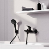 Змішувач для ванни hansgrohe Logis з виливом, матово-чорний