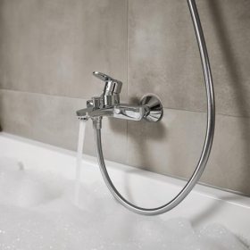 hansgrohe Vernis Blend exposed bath mixer for 2 outlets, chrome