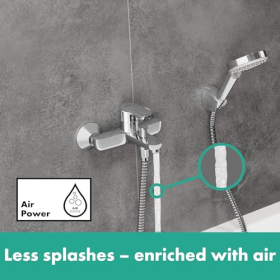 hansgrohe Vernis Blend exposed bath mixer for 2 outlets, chrome