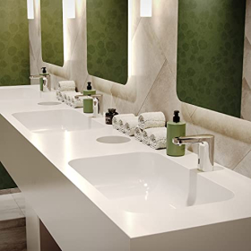 Hansgrohe Vernis Blend — электронный смеситель для раковины, 6 В, программируемая температура