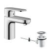 hansgrohe Vernis Blend basin mixer tap, pull rod, water-saving
