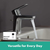 hansgrohe Vernis Blend basin mixer tap, pull rod, water-saving