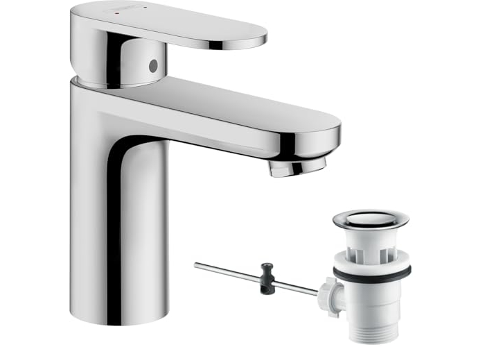 Grifo monomando para lavabo Hansgrohe Vernis Blend con desagüe, 88 mm, cromado. Grifo monomando para lavabo Hansgrohe Vernis Blend con desagüe, 88 mm, cromado.