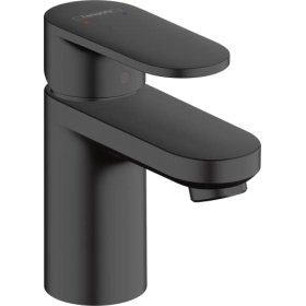 Hansgrohe Vernis Blend Waschtischmischer 70 mm, Einhebel, wassersparend, mattschwarz (EcoSmart)