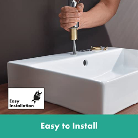 Смеситель для раковины hansgrohe Vernis Blend 70 CoolStart, хромированный