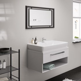 Vernis Shape washbasin mixer tap by Hansgrohe, single-lever mixer with EcoSmart technology