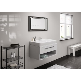 Vernis Shape washbasin mixer tap by Hansgrohe, single-lever mixer with EcoSmart technology