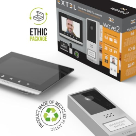 EXTEL Wave 2 Wireless Video Door Intercom System, 350 m Range, Black
