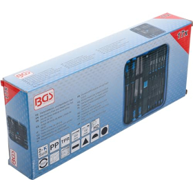 Juego de limas para taller y agujas BGS 72119, 17 piezas