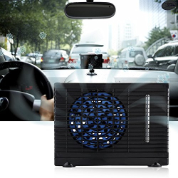 Ventilador enfriador de agua portátil de 12V, enfriador de agua, evaporador, ventilador de aire acondicionado para coche y hogar