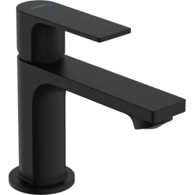 Змішувач для раковини hansgrohe Rebris E 80 – одноважільний, матово-чорний