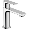 Grifo monomando para lavabo Hansgrohe Rebris E con EcoSmart y CoolStart.
