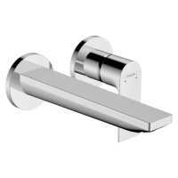 hansgrohe Rebris E Einhand-Waschtischarmatur, Einbau, Auslauf 20 cm, Chrom