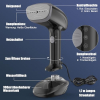 1800W Tragbarer Kleiderdampfer, 2-in-1, 20g/min Dampf