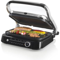 Parrilla de contacto Gorenje GCG2100s, negra/plateada