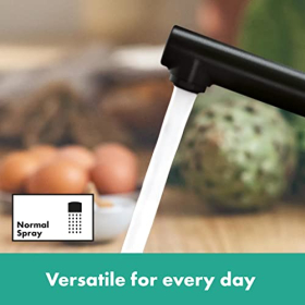 Hansgrohe - Single-lever kitchen faucet, matt black, ComfortZone 150 mm